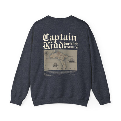 Captain Kidd's Buried Treasure Crewneck Sweatshirt