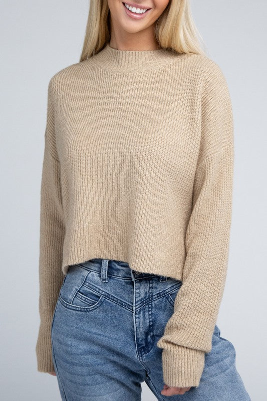 Bella Mock Neck Sweater