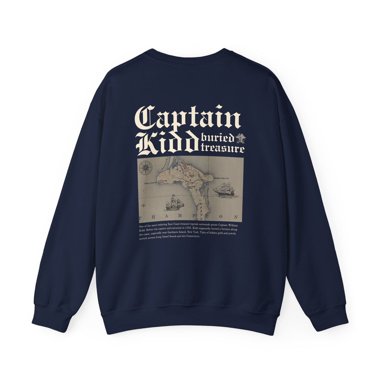 Captain Kidd's Buried Treasure Crewneck Sweatshirt