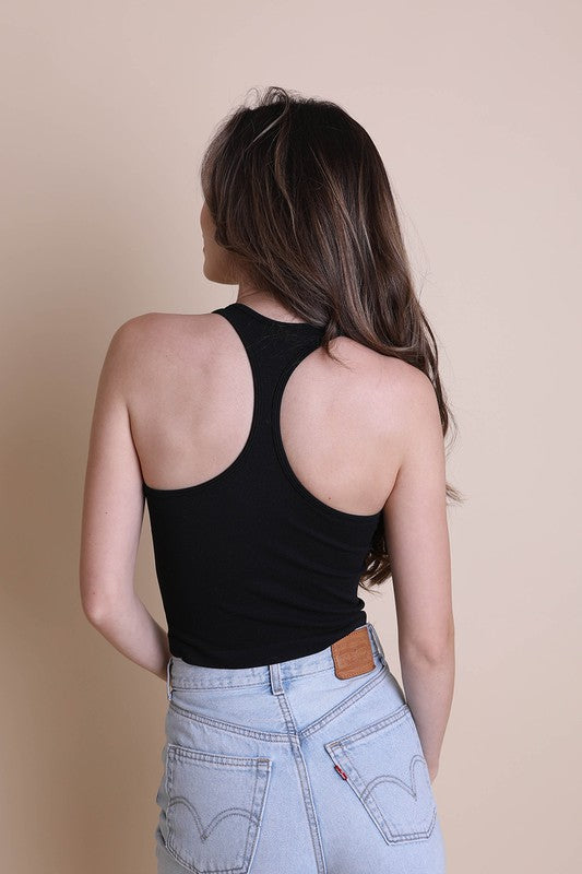 Gia High Neck Racerback Brami Top