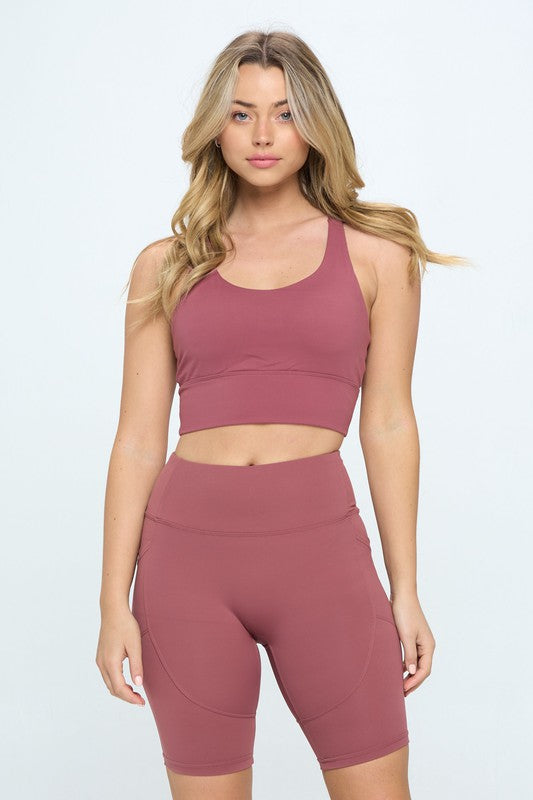 Chloe Criss Cross Sports Bra