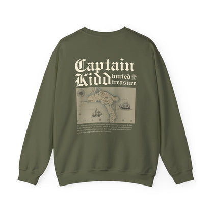 Captain Kidd's Buried Treasure Crewneck Sweatshirt