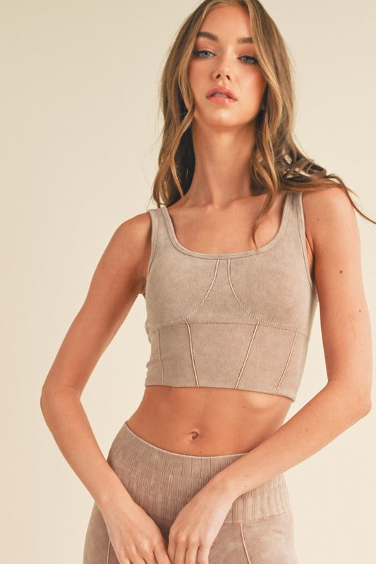 Rhea Ultra Comfort Ribbed Sports Bra