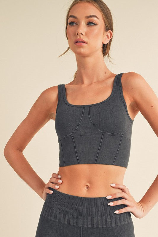 Rhea Ultra Comfort Ribbed Sports Bra