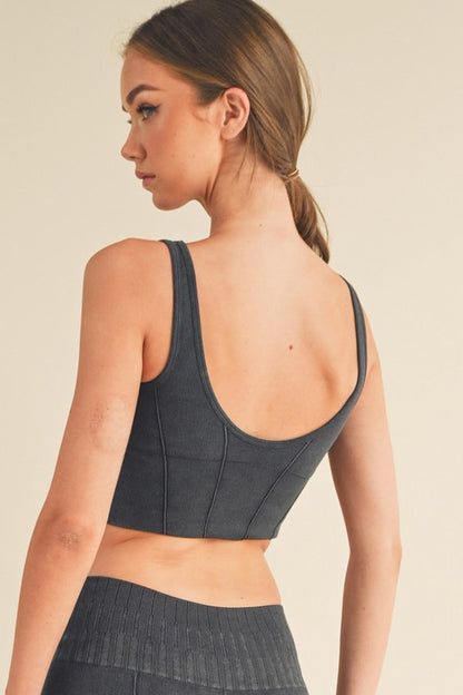 Rhea Ultra Comfort Ribbed Sports Bra