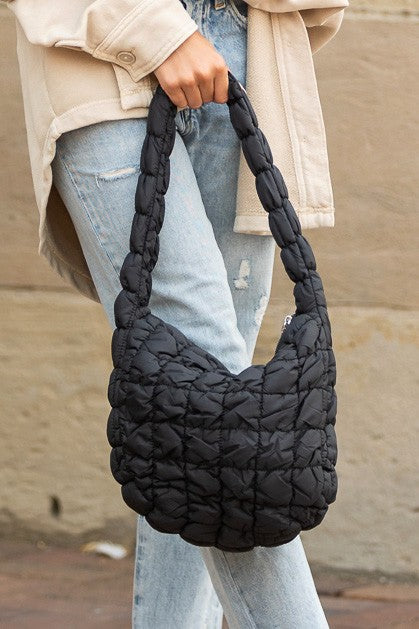 Riley Quilted Shoulder Bag