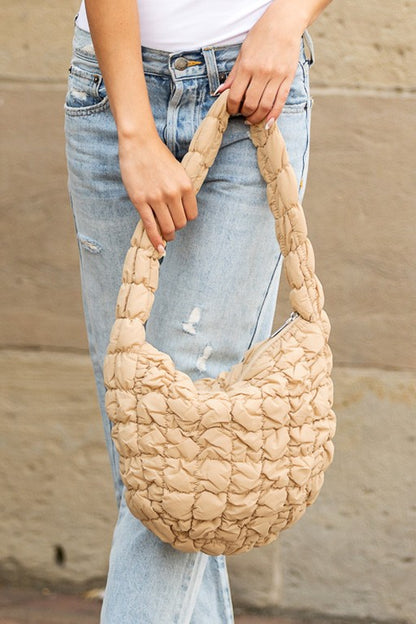 Riley Quilted Shoulder Bag