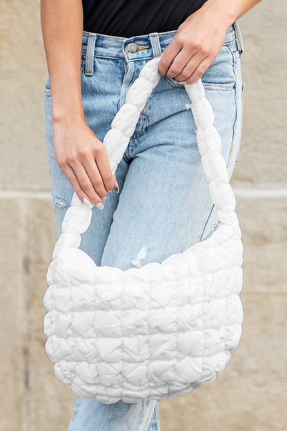 Riley Quilted Shoulder Bag