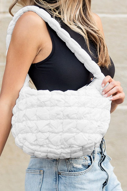 Riley Quilted Shoulder Bag