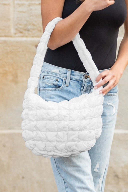 Riley Quilted Shoulder Bag