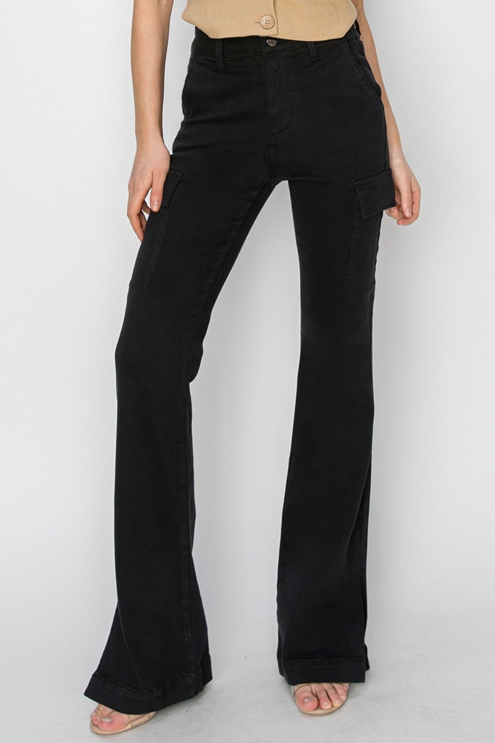 Dallas High Rise Cargo Bootcut Jeans