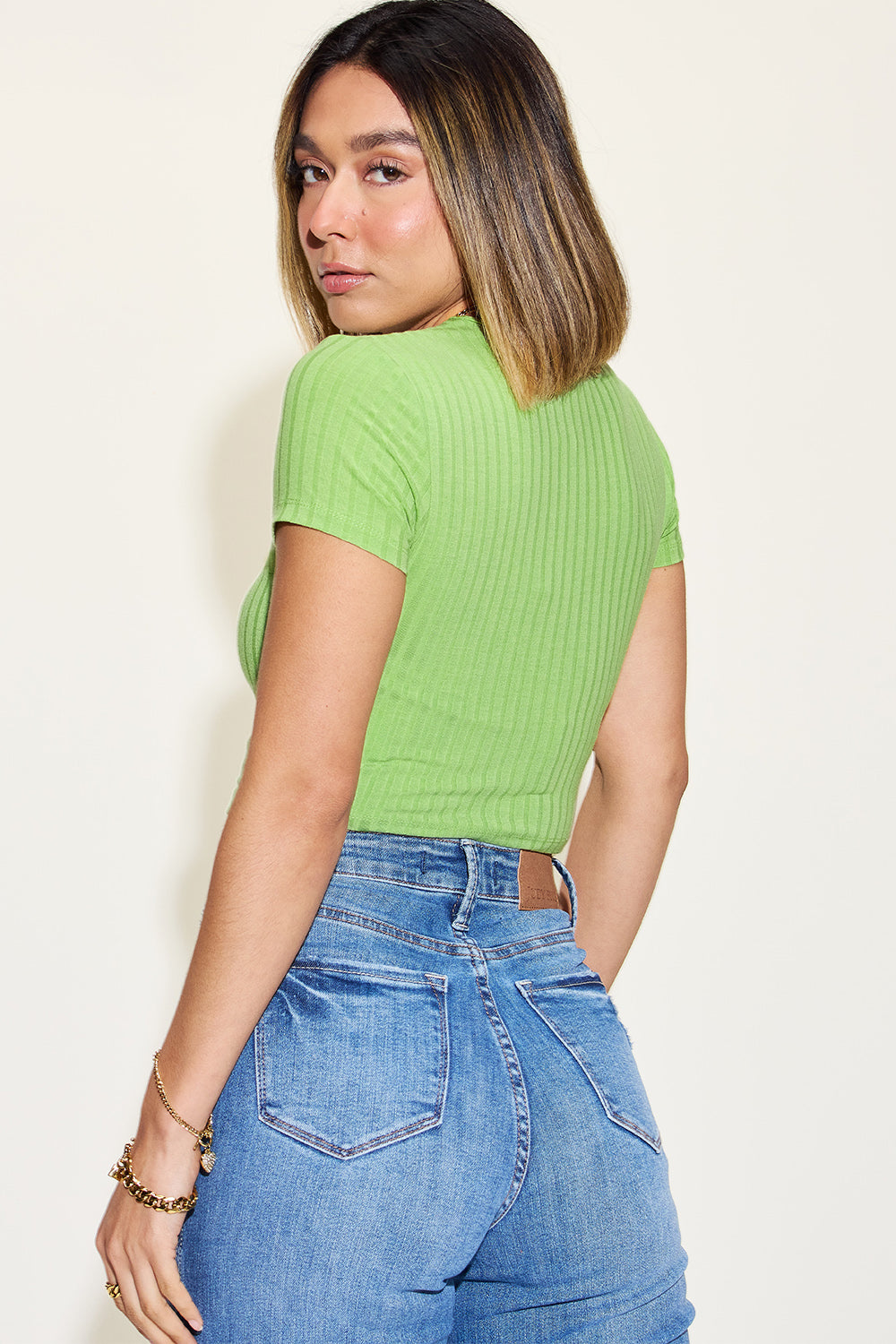 Alana Basic Ribbed Tee