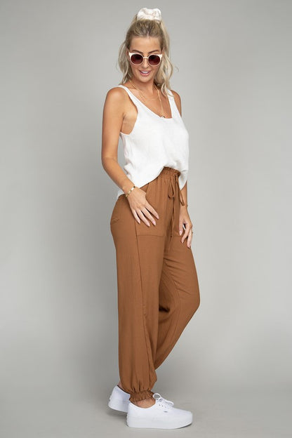 Boho Breeze Crinkle Joggers