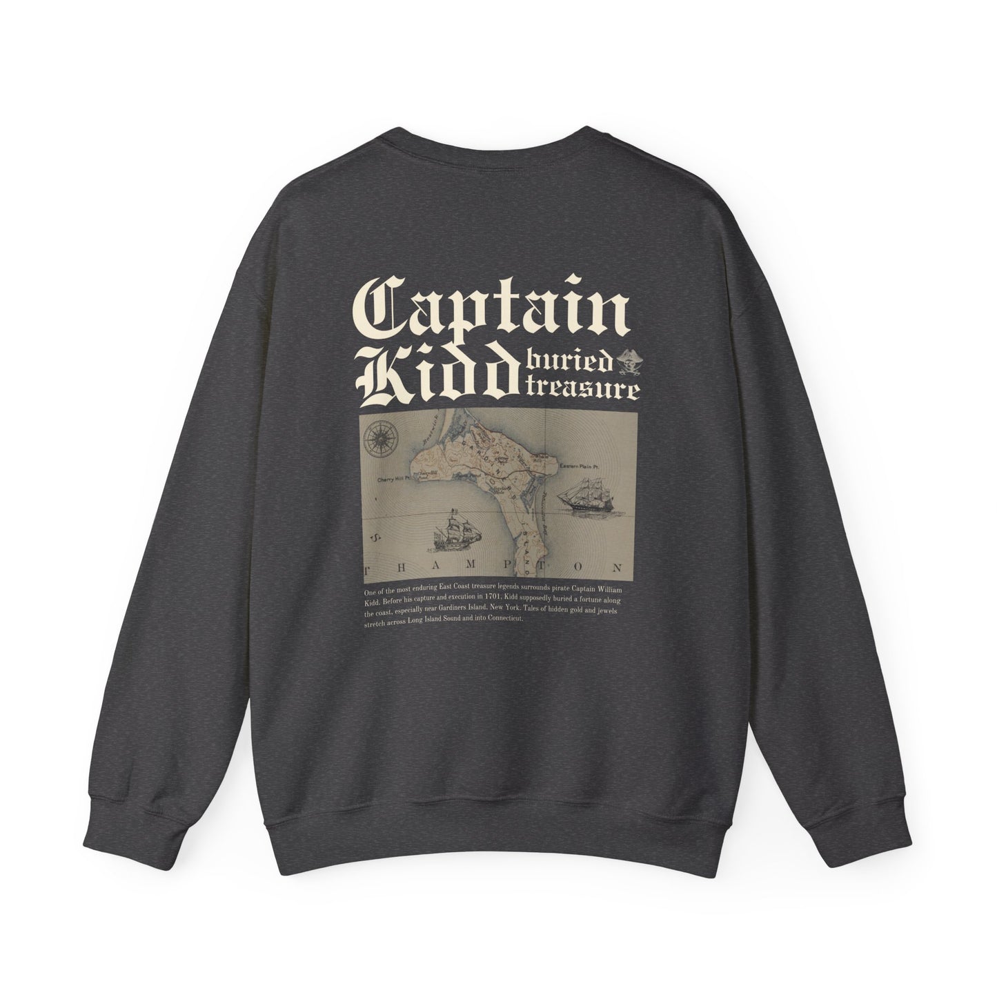 Captain Kidd's Buried Treasure Crewneck Sweatshirt