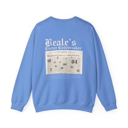 Beale's Cipher Codebreaker Crewneck Sweatshirt