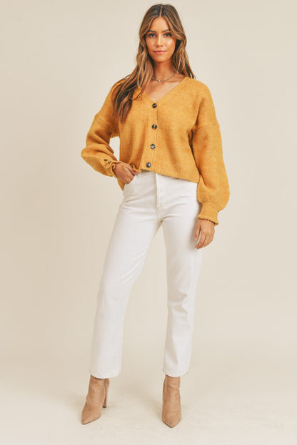 Vienna Cardigan in Mustard