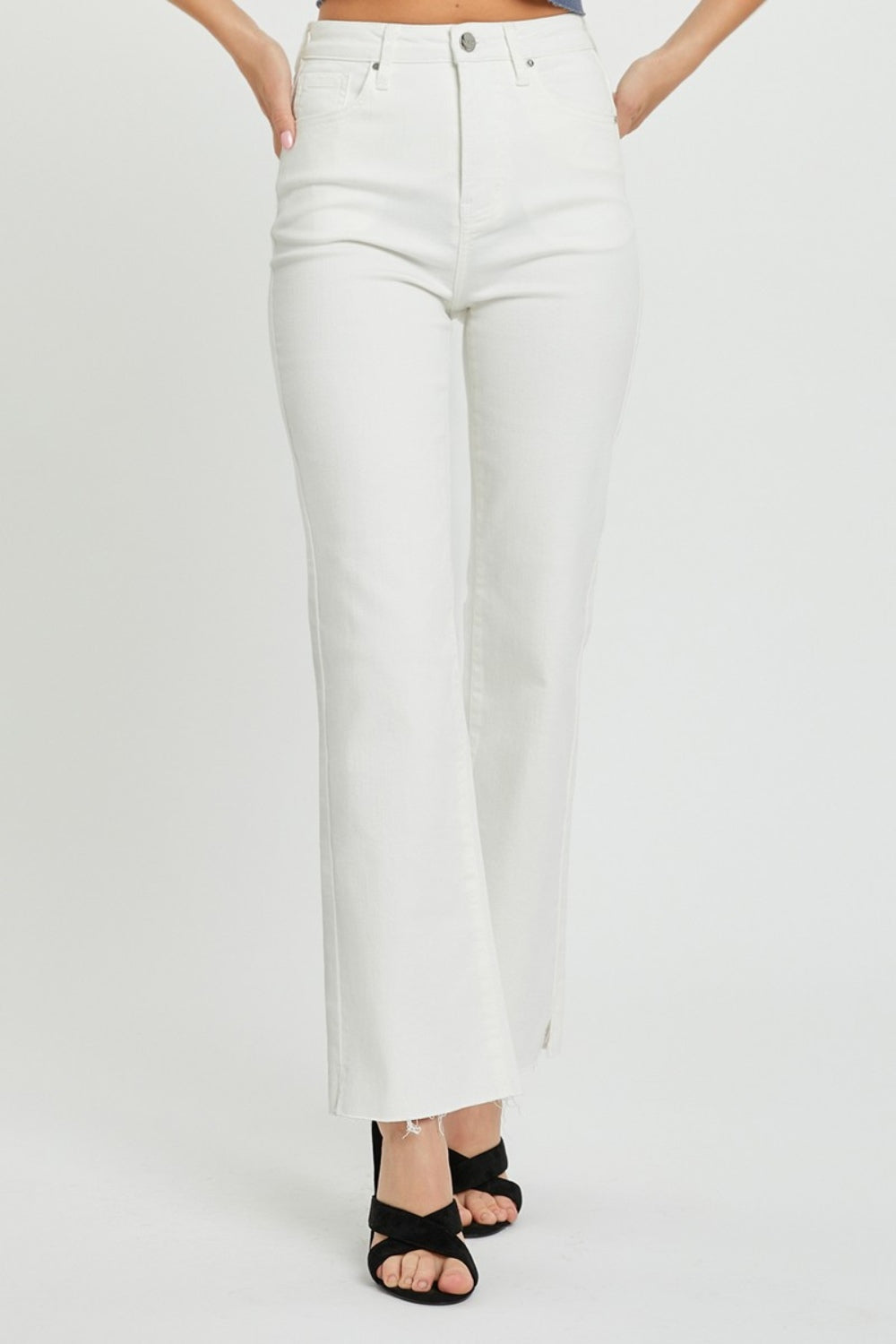 Zuri High Rise Tummy Control Straight Leg Jeans