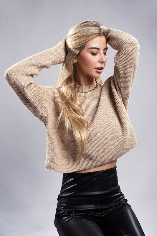 Bella Mock Neck Sweater