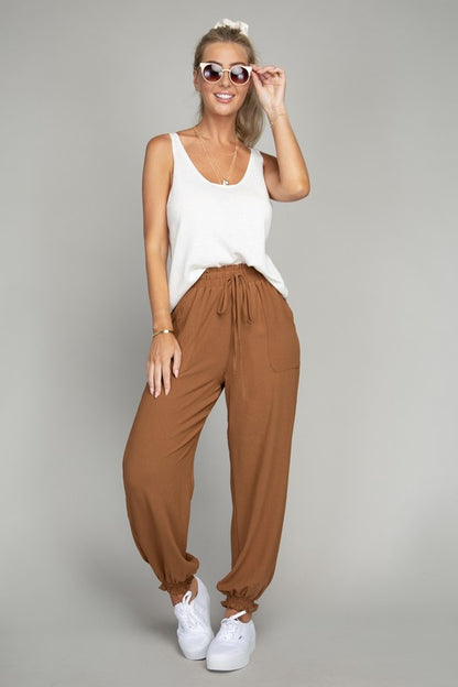 Boho Breeze Crinkle Joggers