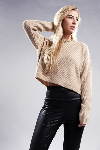 Bella Mock Neck Sweater