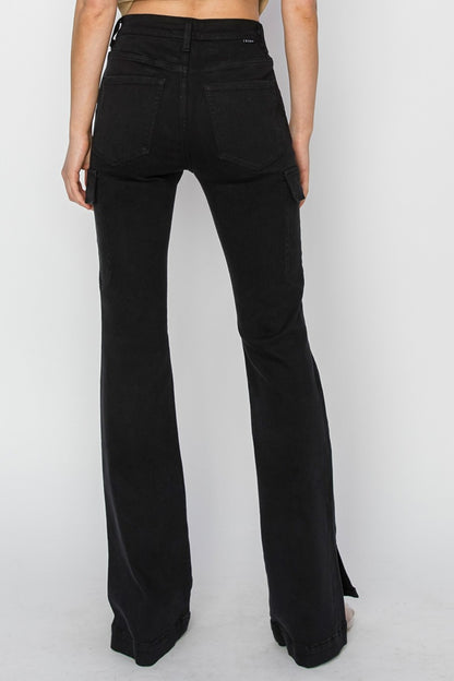 Dallas High Rise Cargo Bootcut Jeans