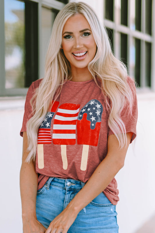 Red, White & Freeze: USA Popsicle Party Tee