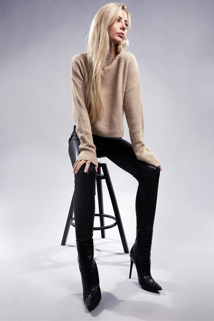 Bella Mock Neck Sweater