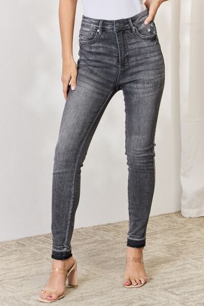 Stella Gray High Waist Skinny Jeans