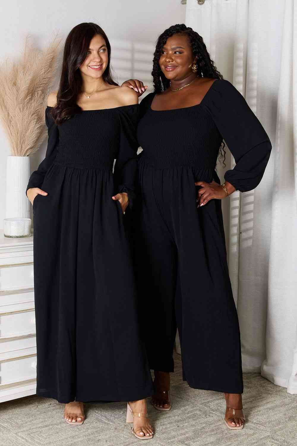 Jenna Double Take Classic Jumpsuit with Pockets