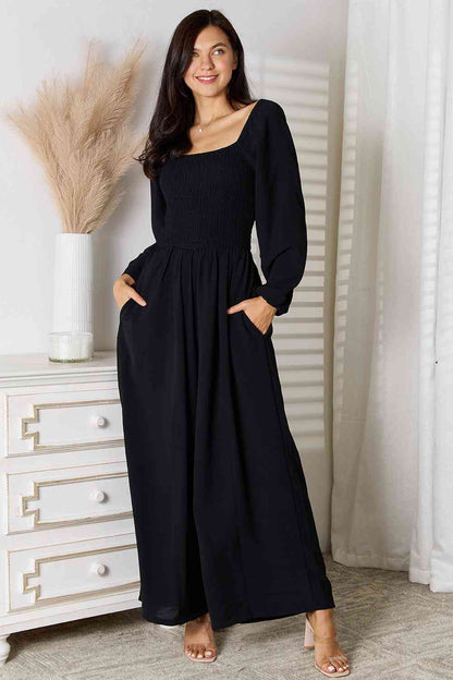 Jenna Double Take Classic Jumpsuit with Pockets